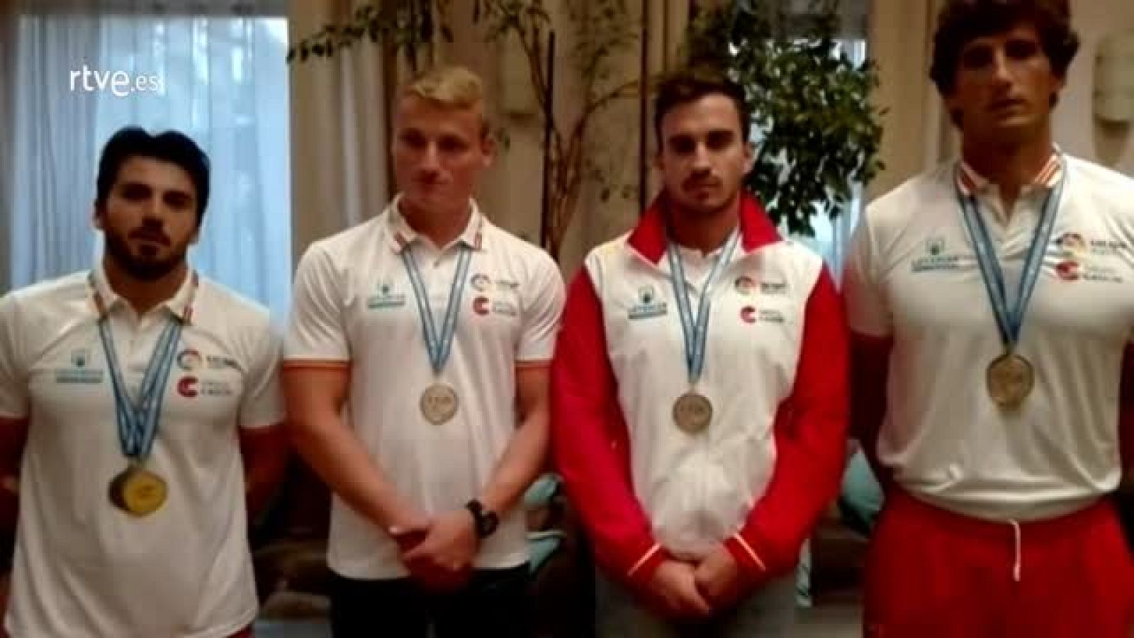 Europeo de Piragüismo 2017 | Cubelos, Cabañín, Cooper y Peña celebran su oro - Piragüismo | Ver