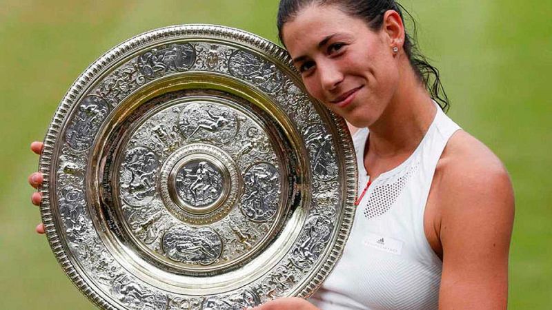Garbiñe Muguruza asciende al quinto puesto de la WTA tras su victoria en Wimbledon
