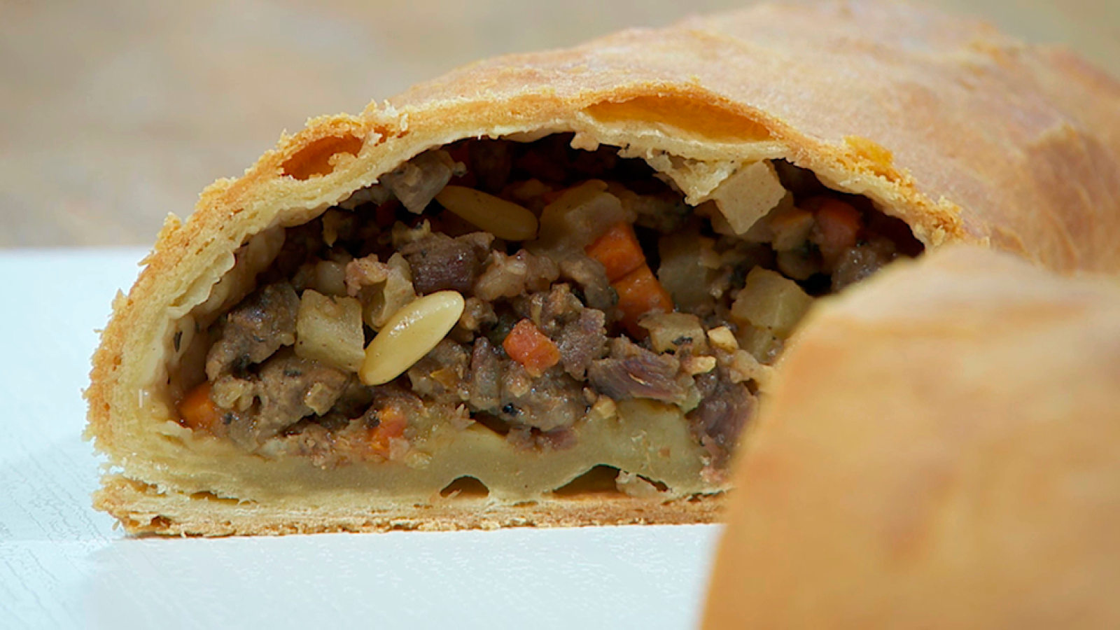 Torres en la cocina - Strudel de carne