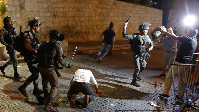 Protestas en Palestina por las restricciones israelíes en la Explanada de las Mezquitas