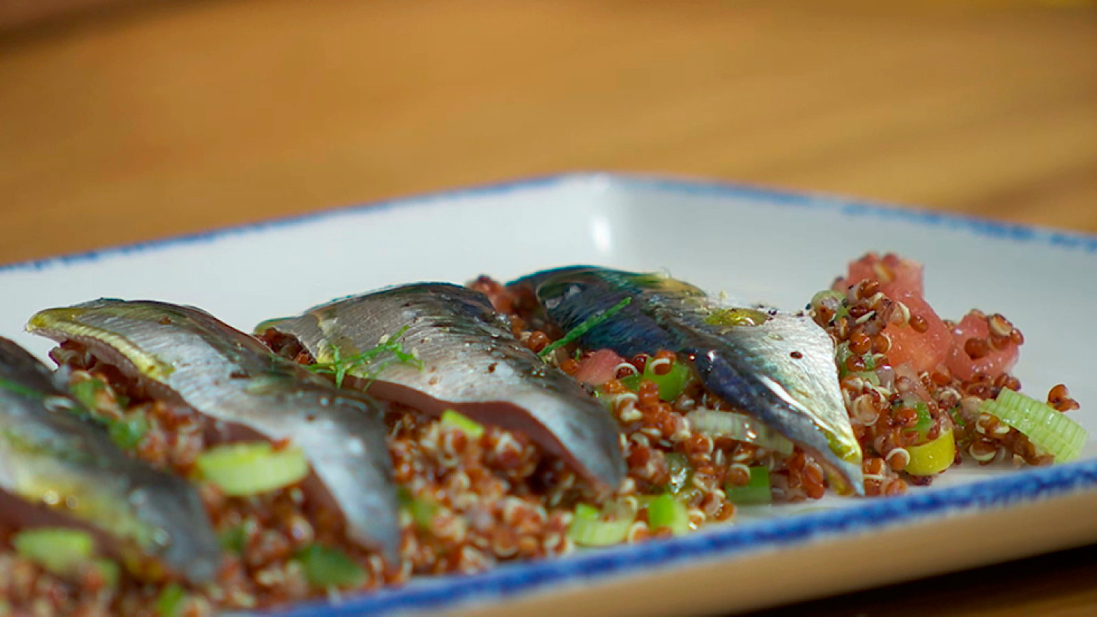 Torres en la cocina - Sardinas con tabulé de quinoa