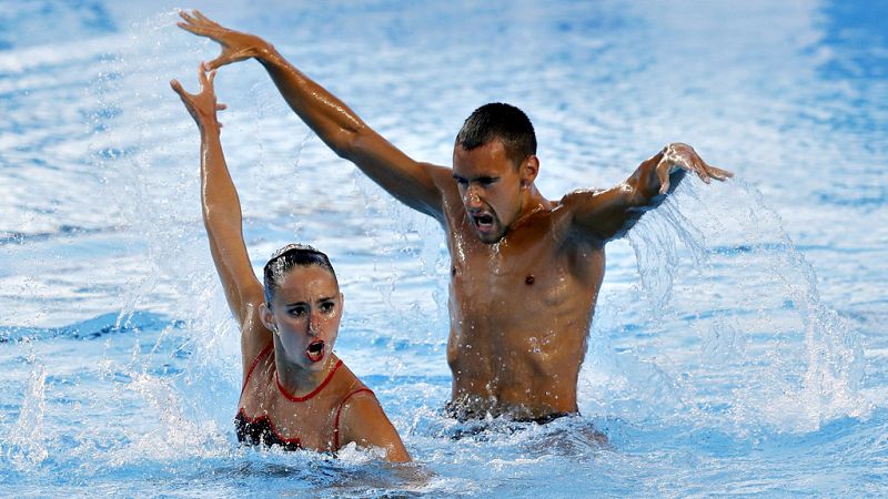 El dúo mixto español concluye quinto; Rusia se lleva el oro