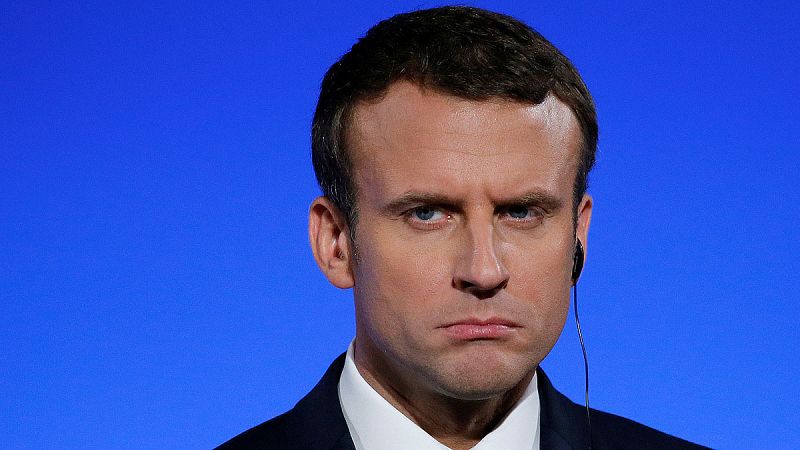 La popularidad de Macron cae diez puntos en un mes