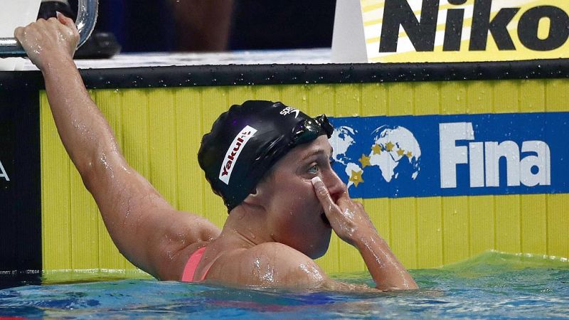 Belmonte, plata en 1.500 por detrás de la legendaria Ledecky