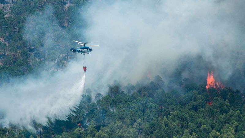 El incendio de Yeste se encuentra casi perimetrado tras quemar 1.400 hectáreas