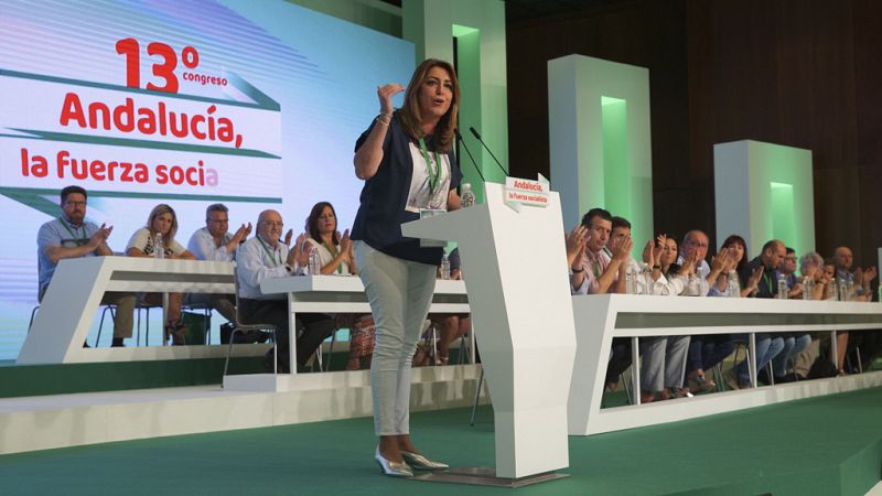 Susana Díaz apela a la igualdad territorial y a la herencia del PSOE: "Nunca fuimos nacionalistas"
