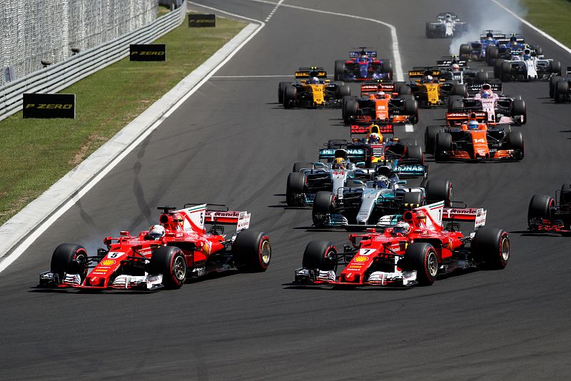 Vettel gana y Alonso hace la vuelta rápida en Hungaroring