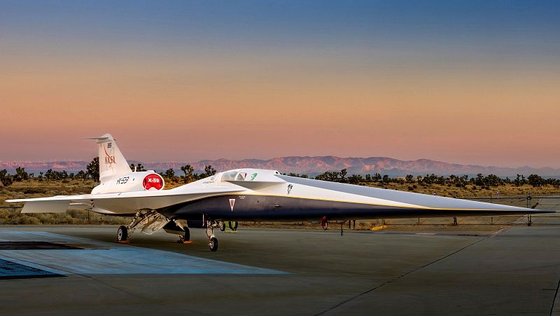 La NASA abre la puerta a la aviación silenciosa capaz de romper la barrera del sonido con el avión experimental X-59
