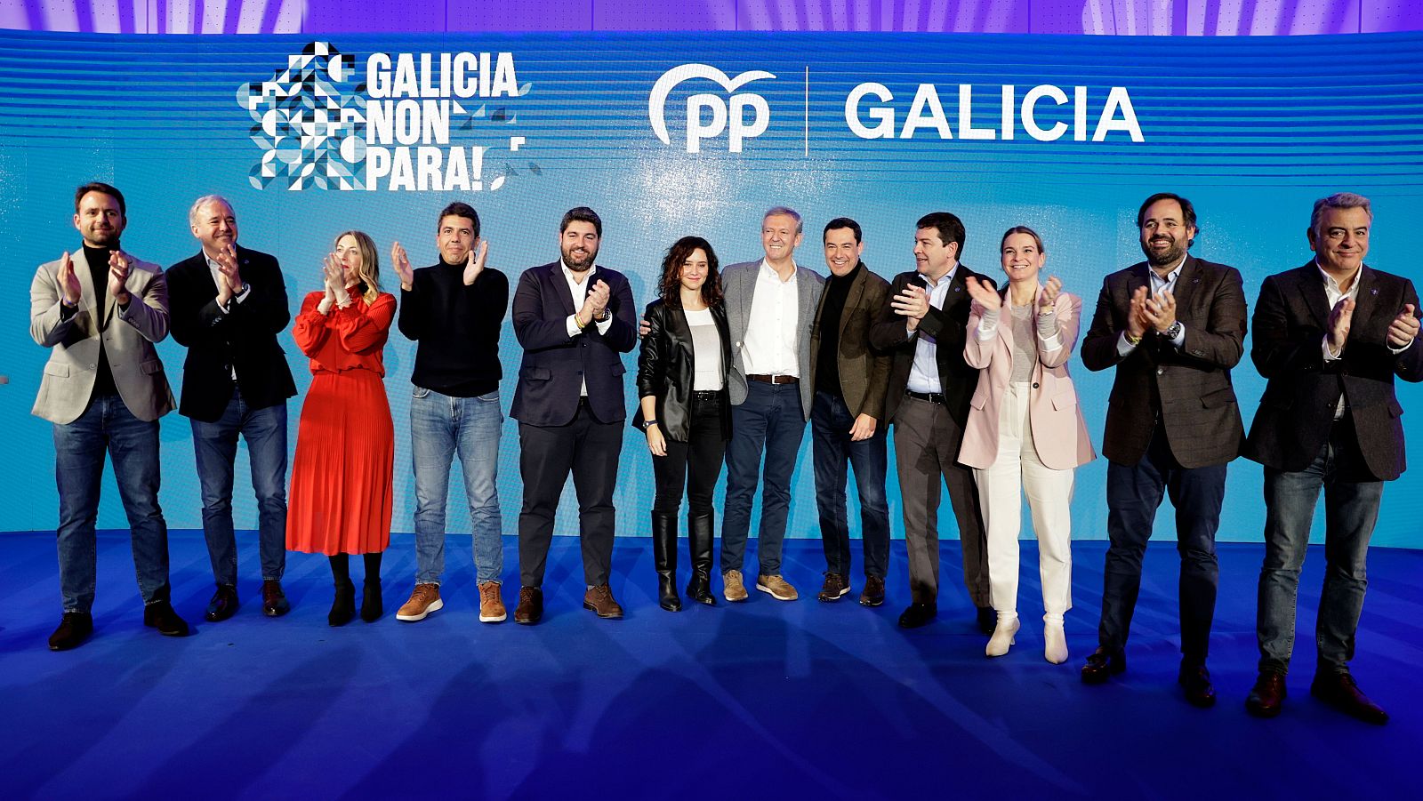Los barones del PP se vuelcan en la precampaña gallega | Ver