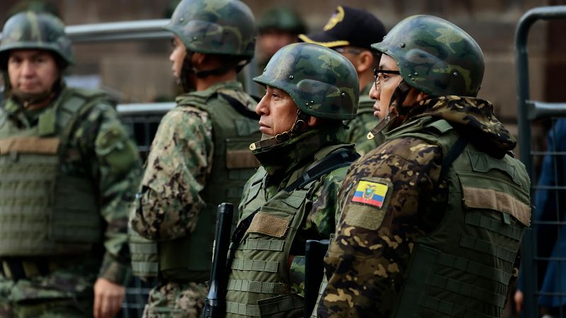 Un operativo del Ejército de Ecuador, desde dentro