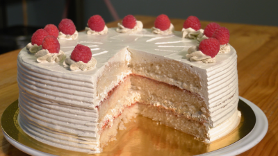 Tarta de frambuesas y anacardos: �f�cil y deliciosa!