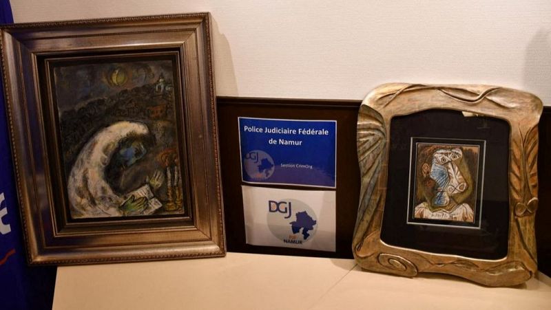 La Policía belga encuentra cuadros robados de Picasso y Chagall en un sótano de Amberes