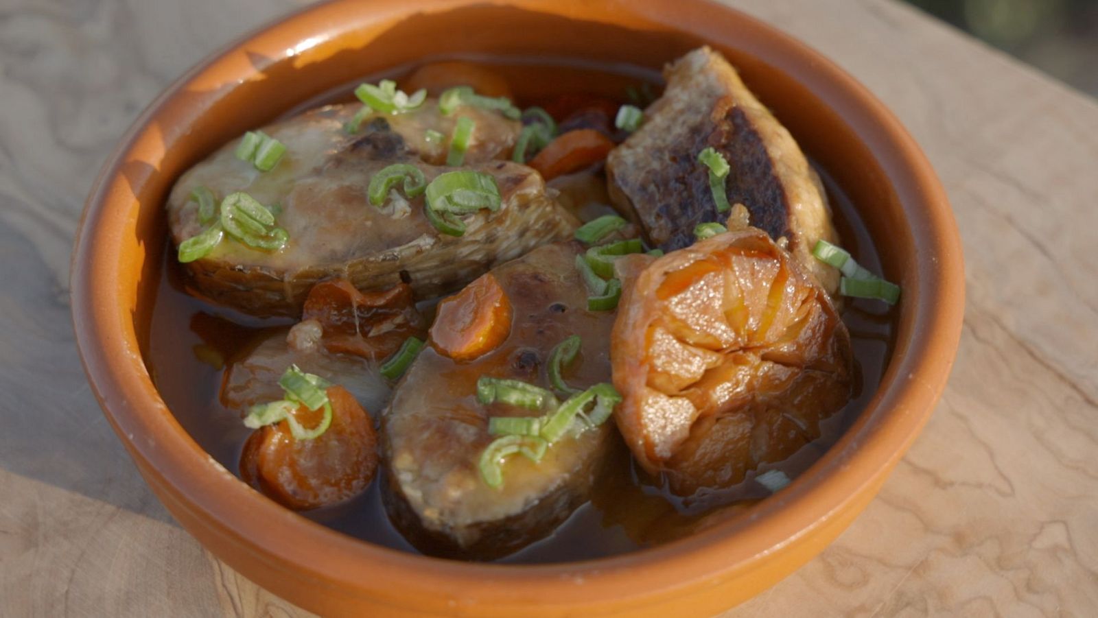 Las ruta de Ambrosio - Receta final de lisa al escabeche jerezano | Ver