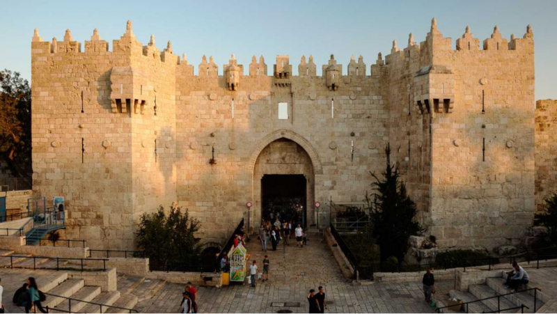 La Puerta de Damasco, un símbolo de la resistencia palestina en la Ciudad Vieja de Jerusalén