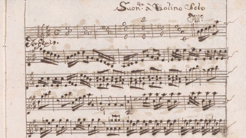 Estreno mundial de la 'Sonata para violn' RV 829 de Vivaldi en Radio Clsica