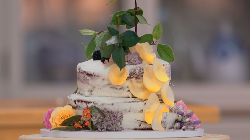 Receta de la tarta con bizcochos rellenos de crema de chocolate de Yolanda y Encarna en 'Bake Off'