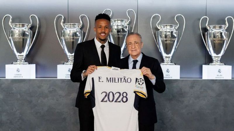 Éder Militao amplía su contrato con el Real Madrid hasta 2028
