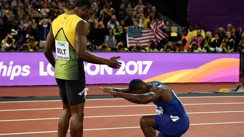 Justin Gatlin le arrebata el oro a Bolt, que fue tercero