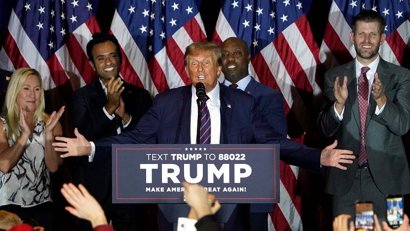 Trump gana a Haley en Nuevo Hampshire y avanza en su carrera hacia la Casa Blanca