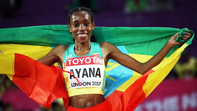 Almaz Ayana consigue el oro en 10.000 metros
