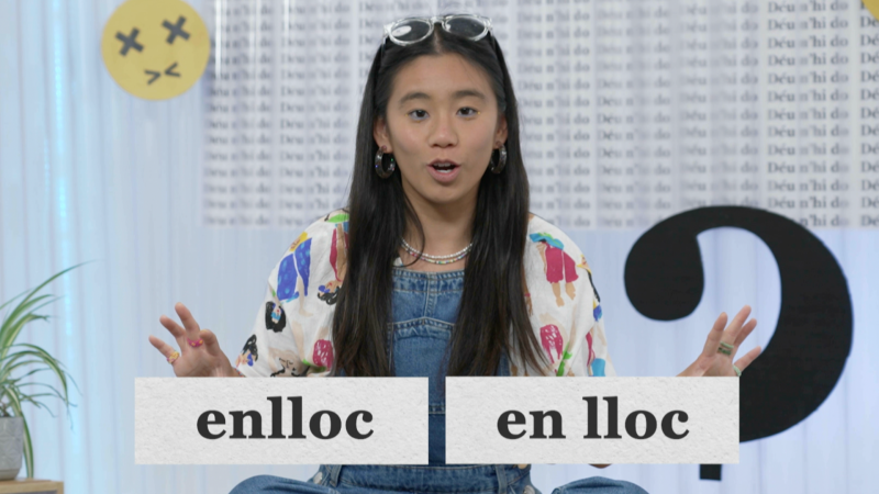 Paraules que no signifiquen el mateix juntes que separades en català