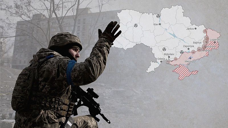 Los mapas de la 101ª semana de la guerra en Ucrania