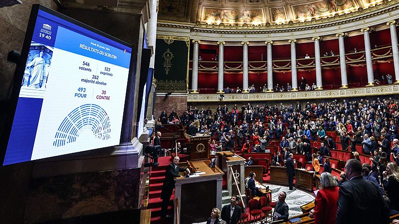La Asamblea Nacional francesa aprueba el derecho al aborto en la Constitución