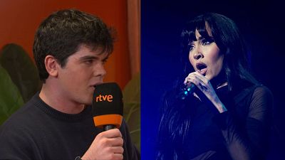 Íñigo Quintero ha recibido un mensaje muy especial de Aitana, lo cuenta desde el Benidorm Fest 2024