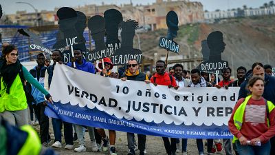 Diez aos de la tragedia de El Tarajal en la que murieron 15 migrantes
