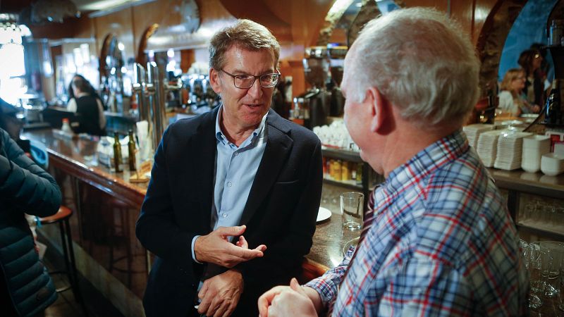 Feijóo contrapone el modelo del PP en Galicia basado en la "estabilidad" con el del "engaño" de Sánchez