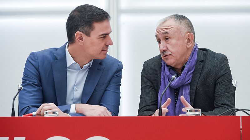 Sánchez traslada a UGT la necesidad del "máximo consenso" con la patronal para reducir la jornada laboral