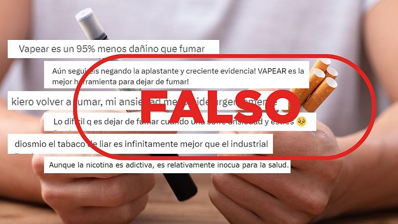 Vapear no ayuda a dejar de fumar: bulos sobre el tabaco