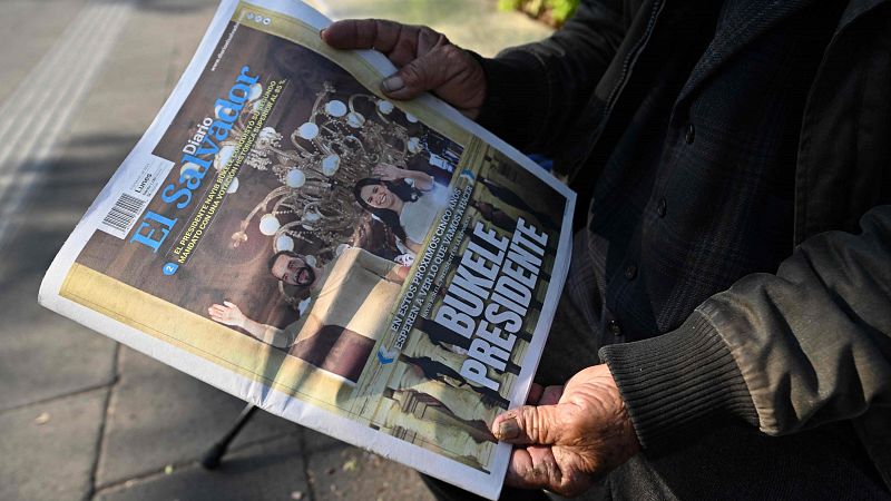 Las organizaciones de izquierda tildan de fraude la reelección de Bukele en El Salvador