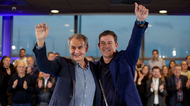 Zapatero y Besteiro se conjuran para la "remontada" y dar la "sorpresa" en Galicia: "Solo lo va a hacer el PSOE"
