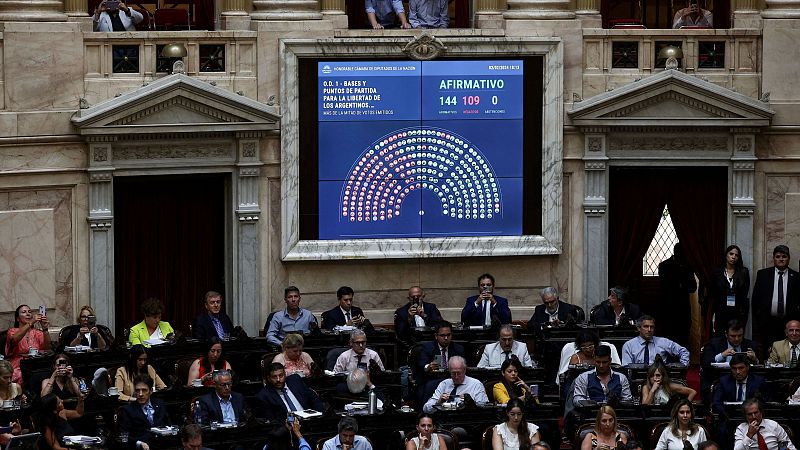 La 'ley ómnibus' regresa a comisión por el desacuerdo entre el partido de Milei y la oposición
