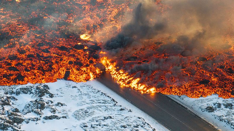 Islandia sufre una nueva erupción en la península de Reykjanes, la tercera en dos meses