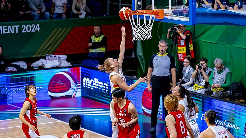 Japn pasa por encima de Espaa a base de triples en el primer partido del Preolmpico
