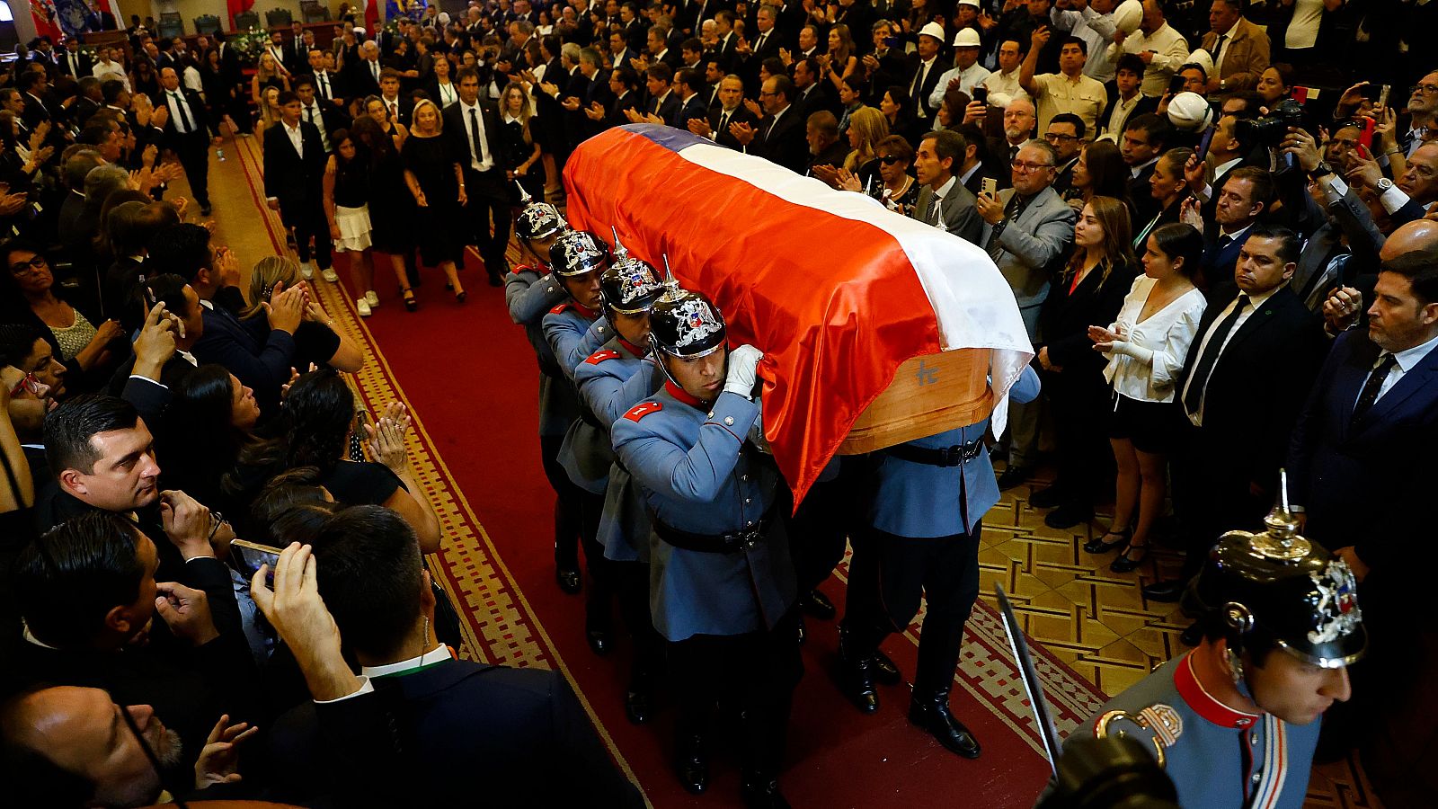 Chile despide con un funeral de Estado a Sebastián Piñera | Ver