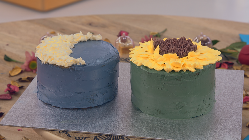 Receta de la tarta de Blas Cantó 'Cielo y tierra' con caramelo salado espeso y mango en 'Bake Off'