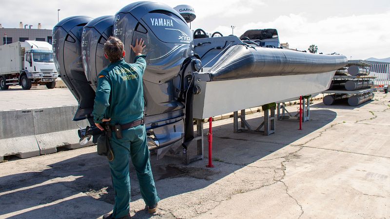 Narcolanchas más potentes que las de la Guardia Civil y capaces de cruzar el Estrecho en 15 minutos