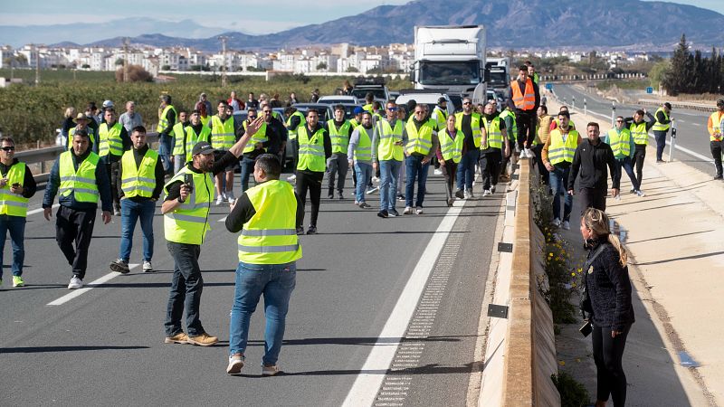 Transportistas autónomos ratifican unirse a las protestas agrícolas con un paro indefinido