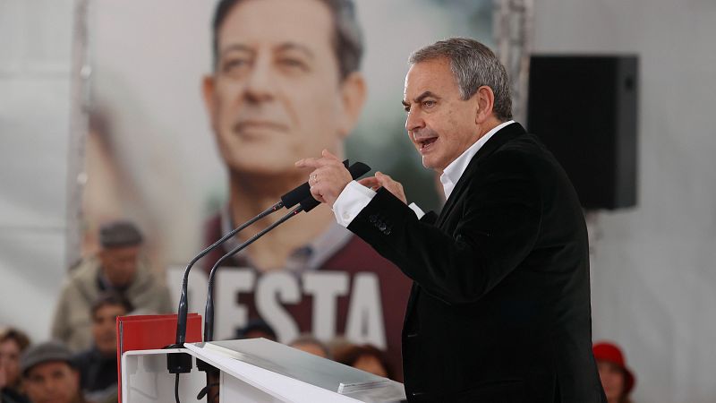 Zapatero carga contra la "gran infamia" de Feijóo: "Negoció la amnistía y propondrá la beatificación de Puigdemont"