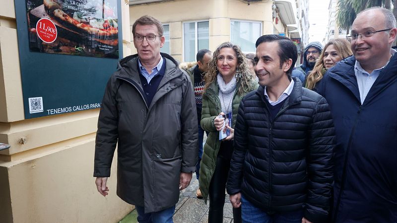 La amnista y el indulto condicionado a Puigdemont dinamitan la campaa electoral del PP en Galicia