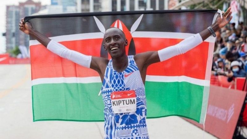 Muere Kelvin Kiptum, plusmarquista mundial de maratn