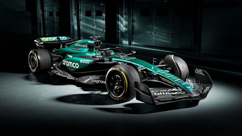 Así es el nuevo Aston Martin AMR24 de Fernando Alonso y Lance Stroll
