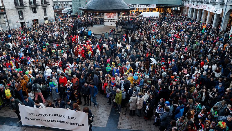 La Ertzaintza investiga dos agresiones sexuales en los carnavales de la localidad guipuzcoana de Azpeitia