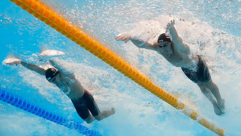 Mario Mollá, sexto en la final de 50 mariposa; Hugo González, a la final de 100 espalda del Mundial