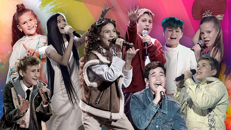 Estos han sido todos los representantes de España que han pasado por Eurovisión Junior y sus canciones