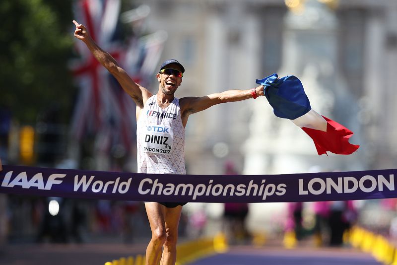 Diniz, oro en los 50 km marcha y Henriques hace historia al ser la primera mujer que gana la prueba