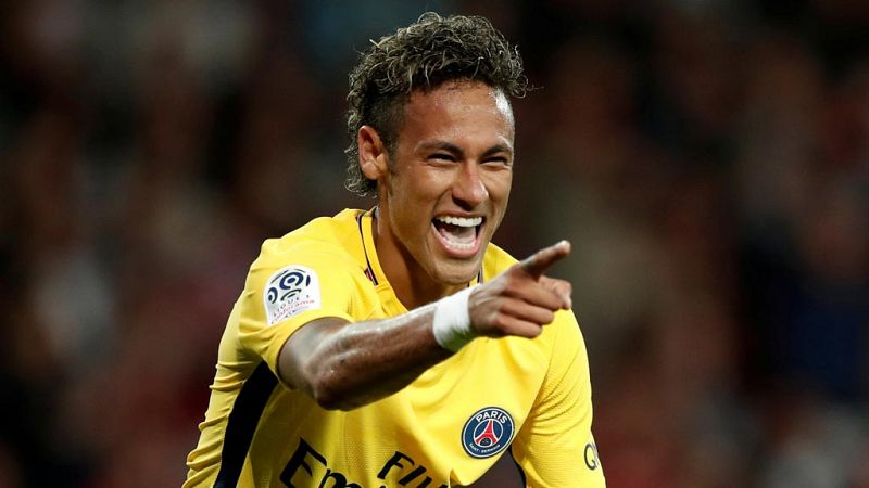 Neymar debuta con gol en la victoria del PSG en Guingamp